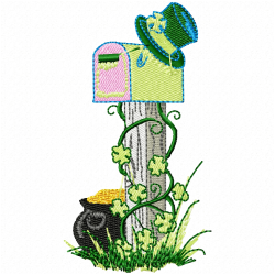 Mailbox Embroidery Design 3